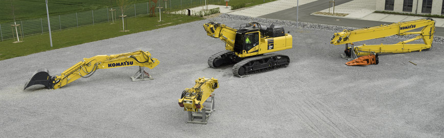 Nouveau système de changement de flèche Komatsu K100 pour la PC490HRD-11